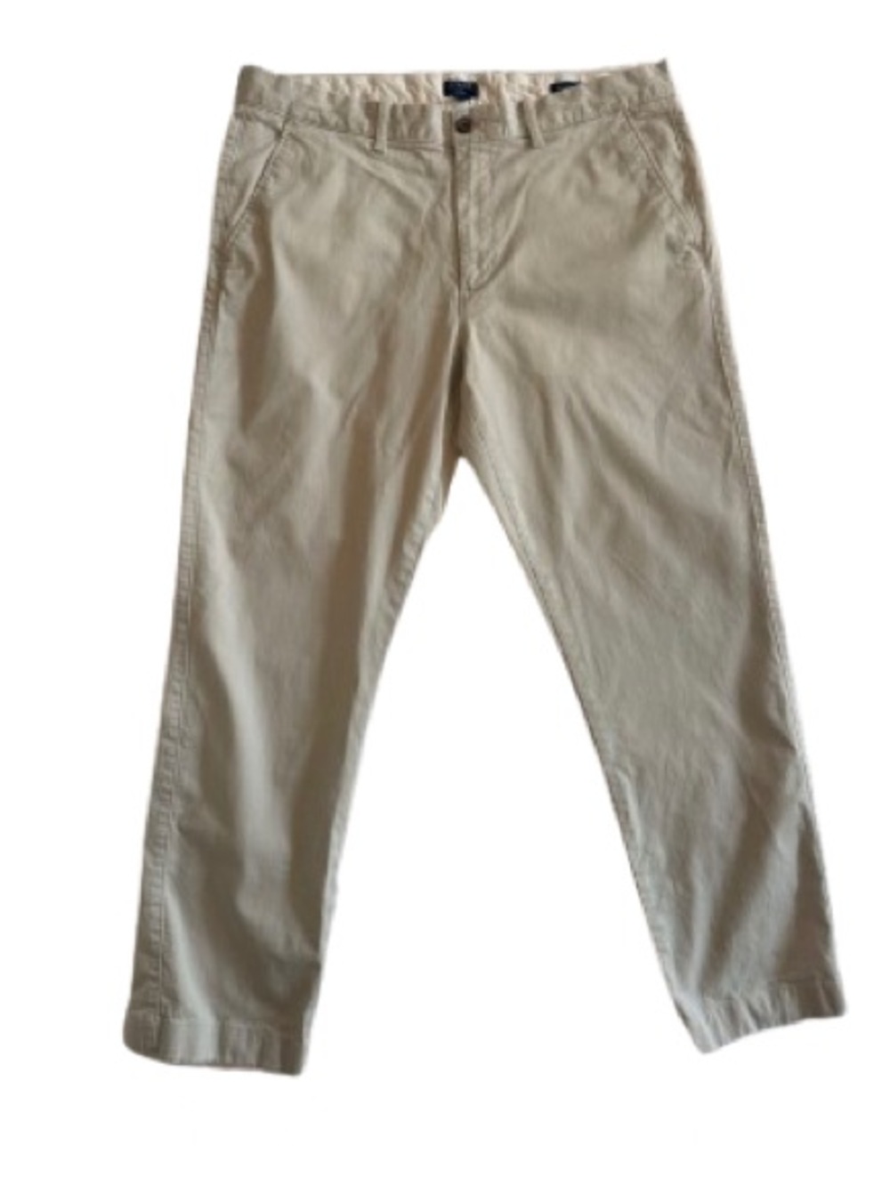 J. Crew Flex Men's Light Khaki Cotton straight Chinos 36W 22L